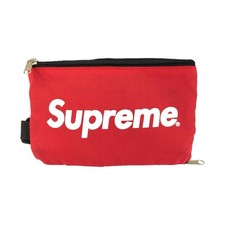 Supreme Pouch Mobile Pouch Red Black SilverHardware Nylon