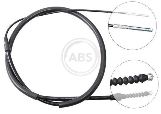 A.B.S. K11376 Handbremsseil Seilzug Bremsseil Hinten Links Rechts FüR VW-image