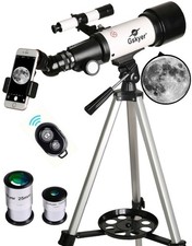 Telescope, 70mm Aperture 400mm AZ Mount Astronomical Refracting Telescope for...