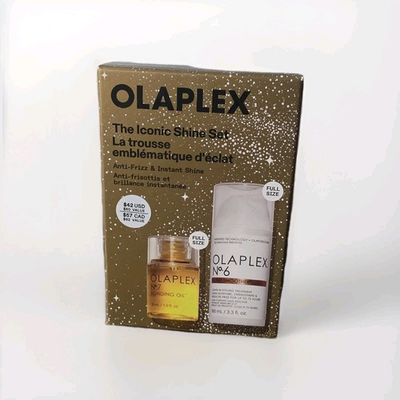 #ad #ad Olaplex The Iconic Shine Set Treatment No 6 And Oil No 7 New In Box $35.99