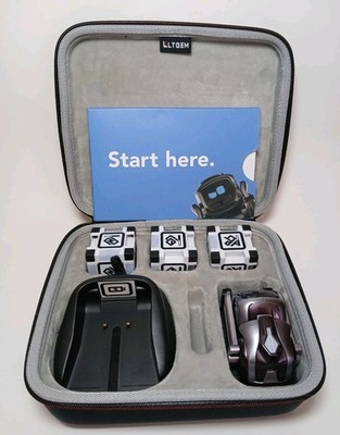 Anki Cozmo Robot Toy COLLECTORS EDITION w/ Charger, 3 Cubes & Case USED Read Des