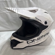 ONeal 3SRS Motocross Helmet L White MX ATV Of...