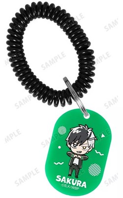 Haruka Sakuraba CHIBI KYARA Locker Key Style Acrylic Keychain ''WIND BREAKER''