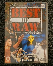 WWF Best Of Raw Volumes 1 And 2 DVD NTSC Video Silver Vision Wrestling Region 1