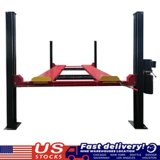 9500lbs 4 Post Lift with Moving Kits Caster Four Post Lift 79" Home Parking Lift