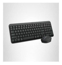 Logitech MK250 Black Compact Bluetooth Wireless Mouse and Keyboard Combo Battery
