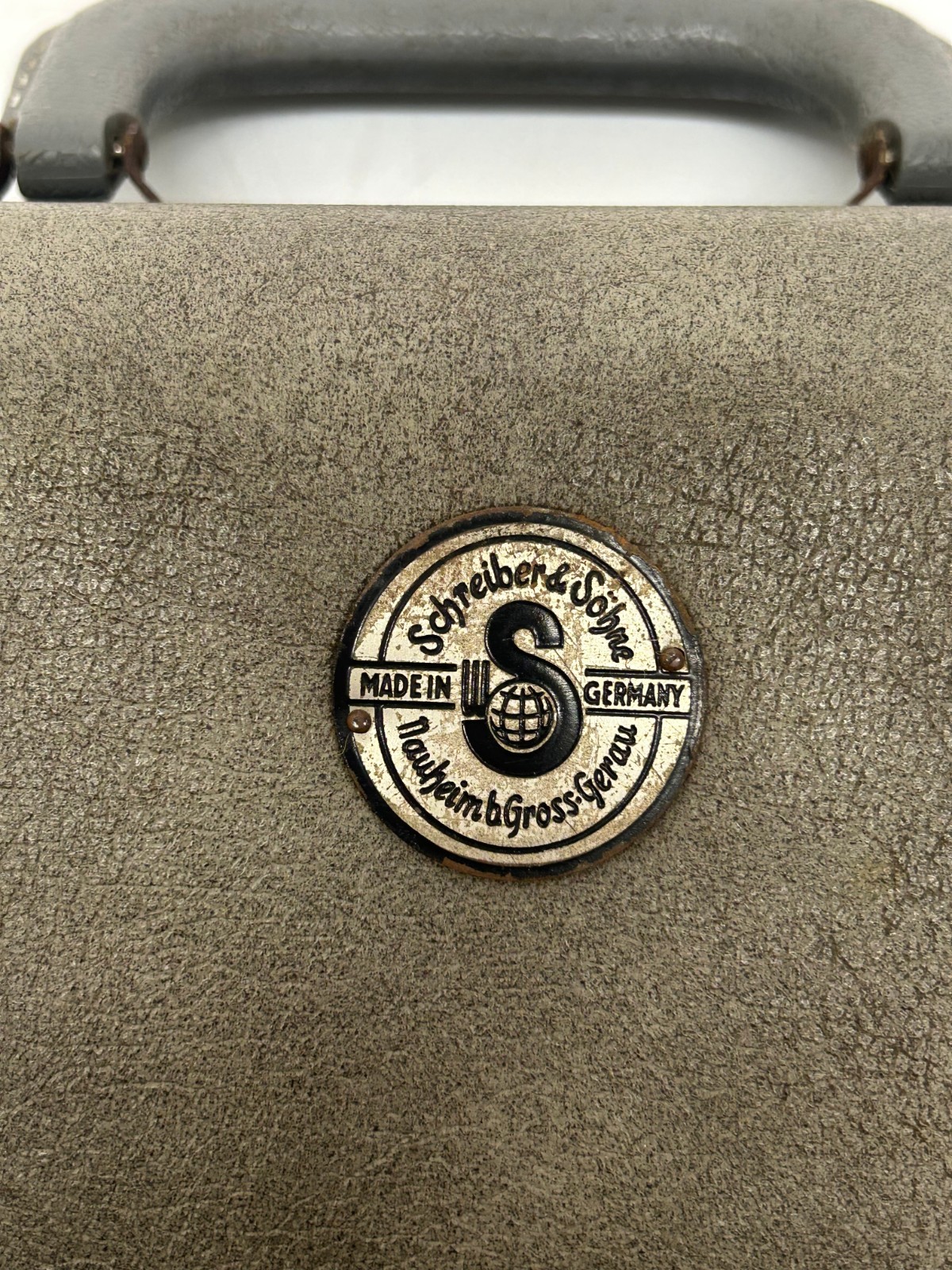 Vtg Schreiber & Sohne Germany Bb Clarinet Instrument & Hard Case As Is