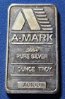 A Vintage A-Mark 1 oz .999 Silver Bar A0100