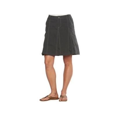 Kuhl Splash Active Outdoor Hiking Gray Knee Length A Line Skirt Size 8