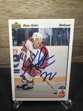 1991-92 Upper Deck Team United States Gary Suter IN-PERSON ON-CARD AUTO #510