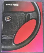 1988 Saab Brochure Folder 9000 S 900 Turbo Sedan Convertible Excellent Original