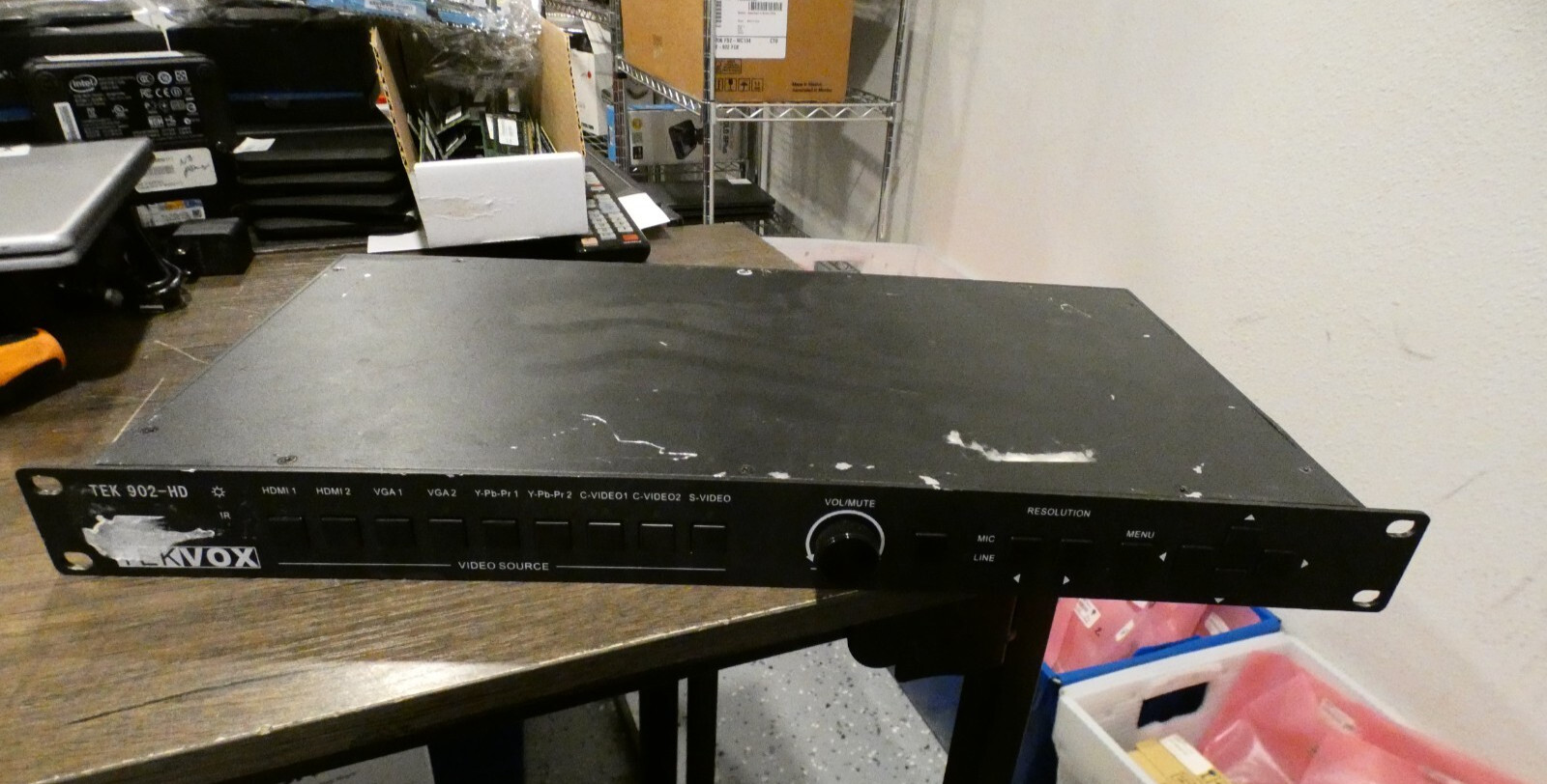 Tekvox TEK 902-HD Presentation Switcher Switch 902HD HDMI VGA S-Video A/V