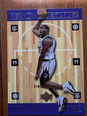 1998-99 Upper Deck VINCE CARTER Rookie Watch RC #316 Raptors