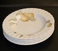 Lot Of 4 Mikasa Maxima CAJ05 Belle Terre 9" Rimmed Soup Pasta Bowls