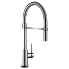 Delta Trinsic 9659T-DST Pull-Down Spring Kitchen Faucet with Touch - Chrome