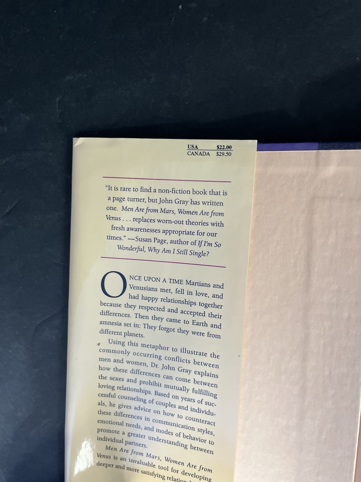 Men Are from Mars, Women Are from Venus : A Practical Guide for Improving, 1992