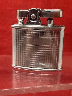 Ronson STANDARD Pocket Lighter VTG Chrome Silver Tone Made in USA