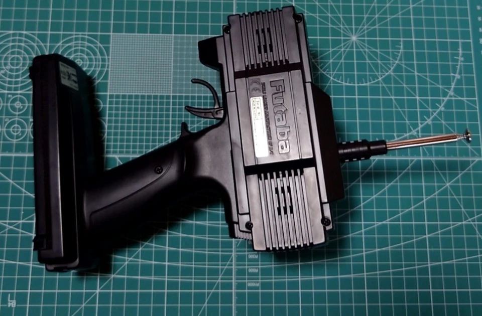 Controlador de radiocontrol Futaba MEGATECH JUNIOR paquete de 2 usados sin probar Japón zz8 Foto 3 de 4