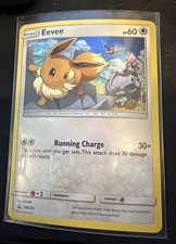 Eevee SM235 SUN & MOON COSMOS *RARE* HEAD *SWIRL* LIGHTLY PLAYED on eBay