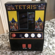 Tetris Mini Arcade Game Handheld Retro Electronic Classics Basic Fun 09594 Works
