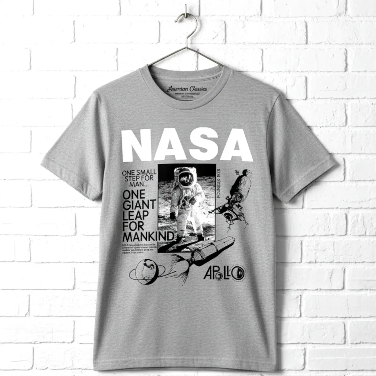 NASA Apollo 11 Moon Landing Men's T Shirt