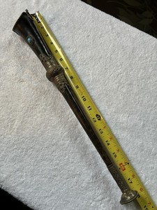 Antique Kangling Tibetan Buddhist Ritual Horn Ornately Decorated in Relief