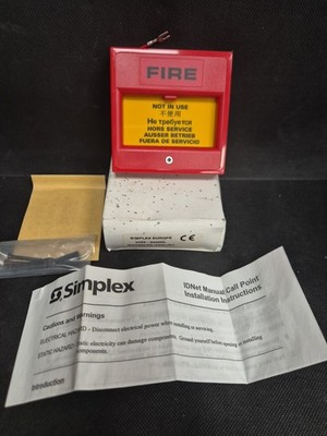 1 Stück Simplex 4099-9032NL Feuer Manueller Alarmknopf