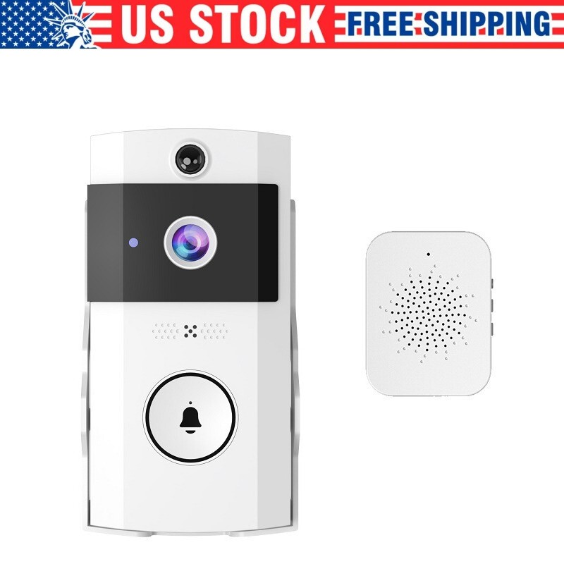 Smart WiFi Video Doorbell with Intercom and Security Camera
