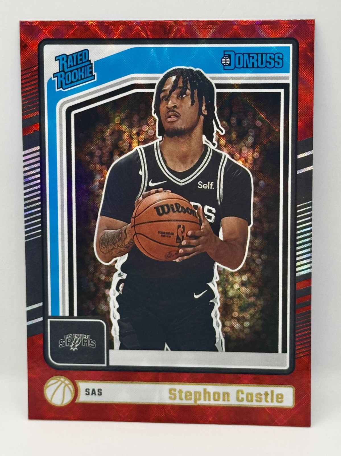 2024-25 Panini Donruss International Stephon Castle Rated Rookie RC #244 Spurs