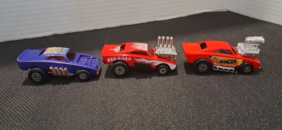Matchbox 70s Lot Of 3- Red Rider & Big Banger & Pi Eyed. Side Discrimination. - Image 3 of 4
