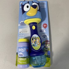 BLUEY Light And Sound Musical Bubble Wand WITH Bubble Solution