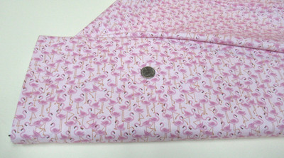 Timeless Treasures quilt-craft fabric FLAMINGO PARTY pink 2 yds (d-3367) Stella