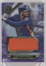 2019 Topps Triple Threads Single Jumbo Relics Amethyst 4/27 Carlos Correa 0c3