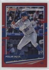 2020 Panini Donruss Nickname Variation Holo Red Pete Alonso (Polar Bear) 0nr3