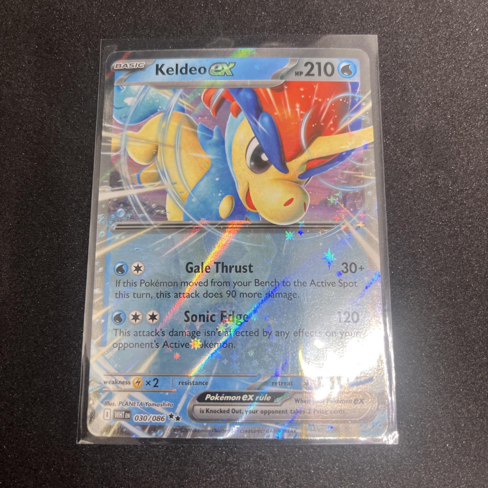 Keldeo ex - 30/86 - Double Rare - Pokemon White Flare - Near Mint