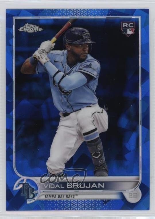 2022 Topps Chrome Sapphire Edition Vidal Brujan #25 Rookie RC 12g7