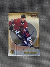 Doug Gilmour 1998-99 Bowmans Best Chicago Blackhawks Signed Auto Card #13 ~ COA