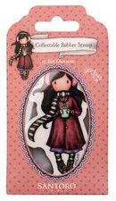 Gorjuss Girls Collectable Mini 13 HOT CHOCOLATE Rubber Stamp-Stamping Craft
