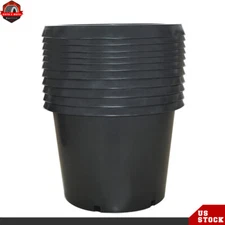 25 Gallon High Quality Nursery Pots Heavy Duty Black Plastic Garden Pot