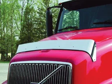 Volvo Day Cab/420/610/660/770 Stainless Steel Hood Shield Bug Deflector