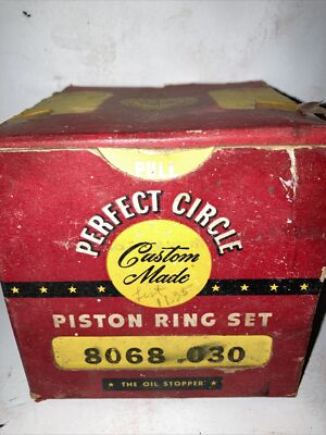 Perfect Circle Piston Ring Set Custom Made Vintage NOS 8068 .03 Ford Truck  41