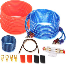 Juego de Cables para Amplificador 1500W Ideales para el Automóvil,Moto,Camión