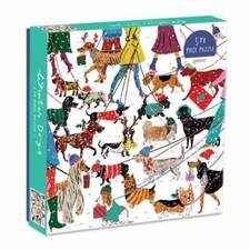 Winter Dogs 500 Piece Puzzle, Game by Galison COR ; Cunningham, Louise ILT ...