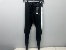 Men's Adidas Three Striped Logo Tights / Black / ED9295 / Size Small