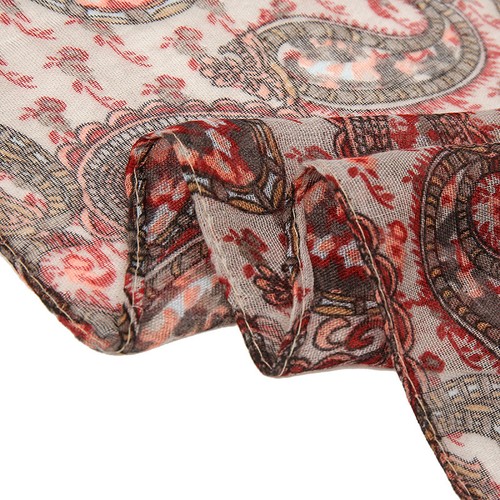 Women Ladies Viscose Scarf Hijab Floral Printed Muslim Women's Shawls Wraps - Picture 6 of 12