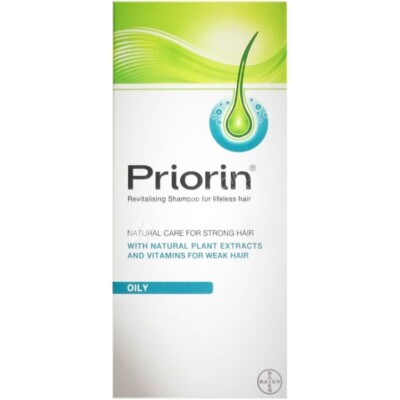 Priorin Shampoo 2x 200ml ölig fettig Anti Haarausfall Prävention Wachstum UK