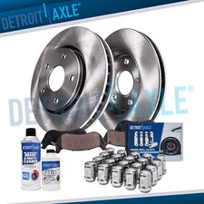 Front Disc Rotors Brake Pads W 20pc Lug Nuts For Subaru Legacy Impreza Forester Front Disc Rotors Brake Pads W 20pc Lug Nuts For Subaru Legacy Impreza Forester