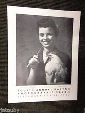 1946 Brochure Program THE FOURTH ANNUAL DAYTON PHOTOGRAPHIC SALON ART INSTITUTE