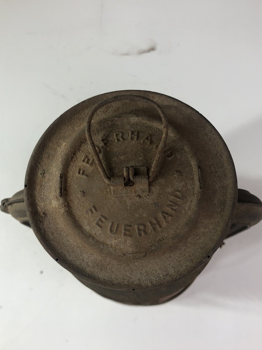 Vintage Nier Feuerhand 260 Kerosene Lantern With Original Globe