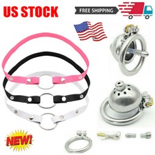 Metal Steel Chastity Cage Elastic Annex Auxiliary Adjustable Straps Accessories